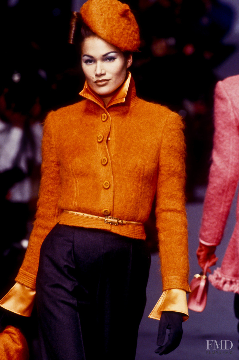 Rosemarie Wetzel featured in  the Christian Dior fashion show for Autumn/Winter 1995