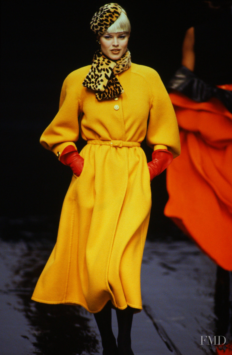 Eva Herzigova featured in  the Christian Dior fashion show for Autumn/Winter 1995