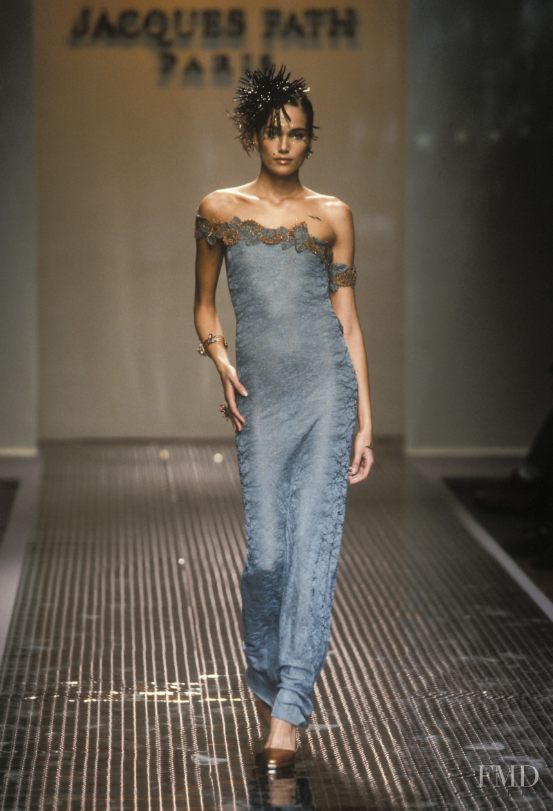 Rosemarie Wetzel featured in  the Jacques Fath fashion show for Spring/Summer 1998