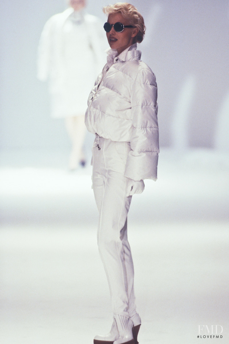 Eva Herzigova featured in  the Gianfranco Ferré fashion show for Autumn/Winter 1995