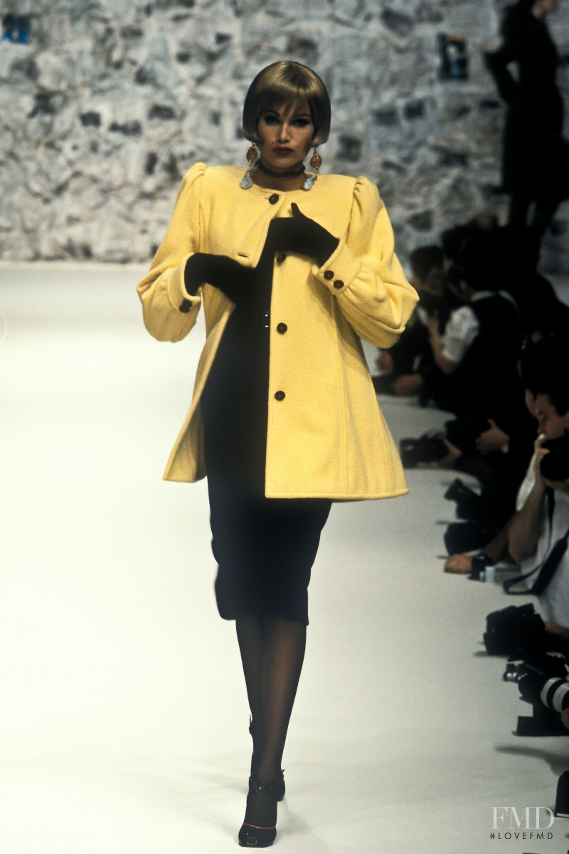 Rosemarie Wetzel featured in  the Emanuel Ungaro Haute-Couture fashion show for Autumn/Winter 1995