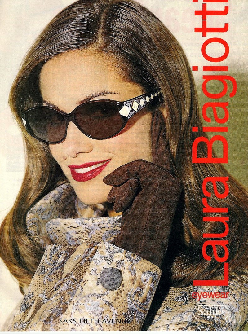Rosemarie Wetzel featured in  the Laura Biagiotti advertisement for Autumn/Winter 1995