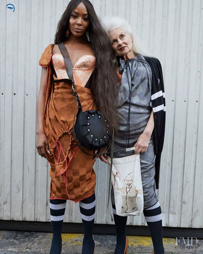 Naomi Campbell featured in  the Vivienne Westwood advertisement for Spring/Summer 2020