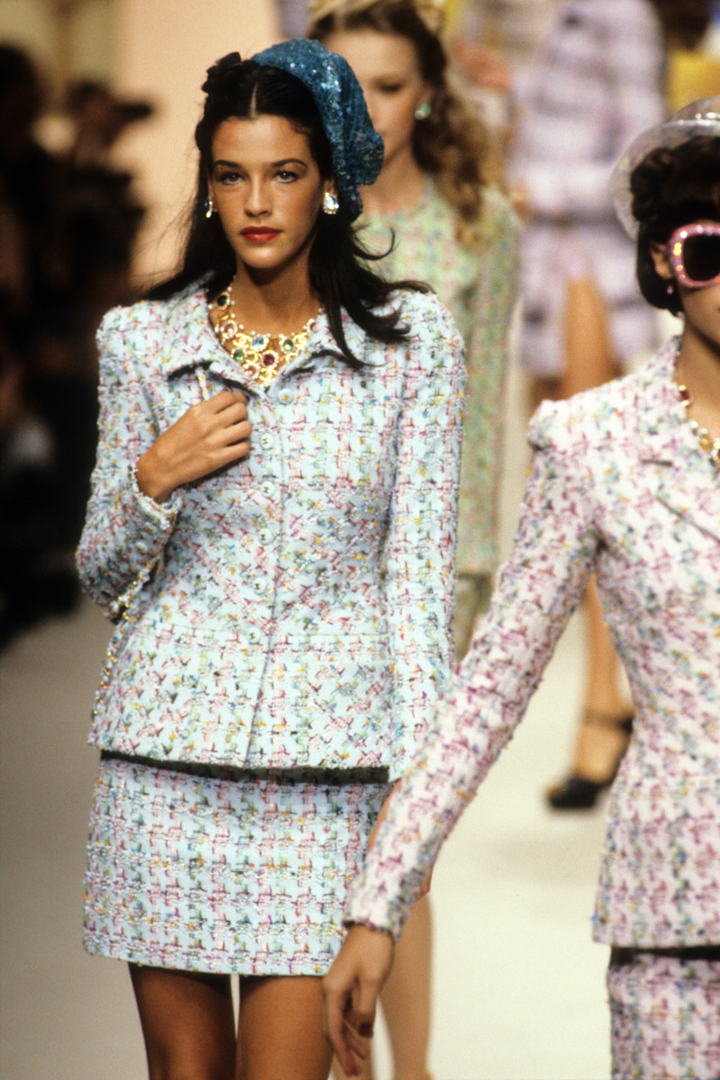 Shiraz Tal featured in  the Chanel fashion show for Spring/Summer 1995