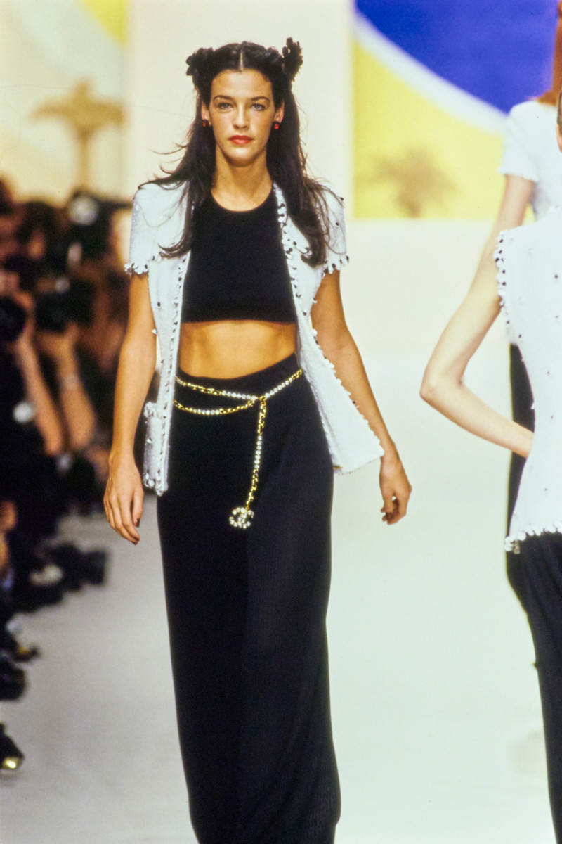 Shiraz Tal featured in  the Chanel fashion show for Spring/Summer 1995