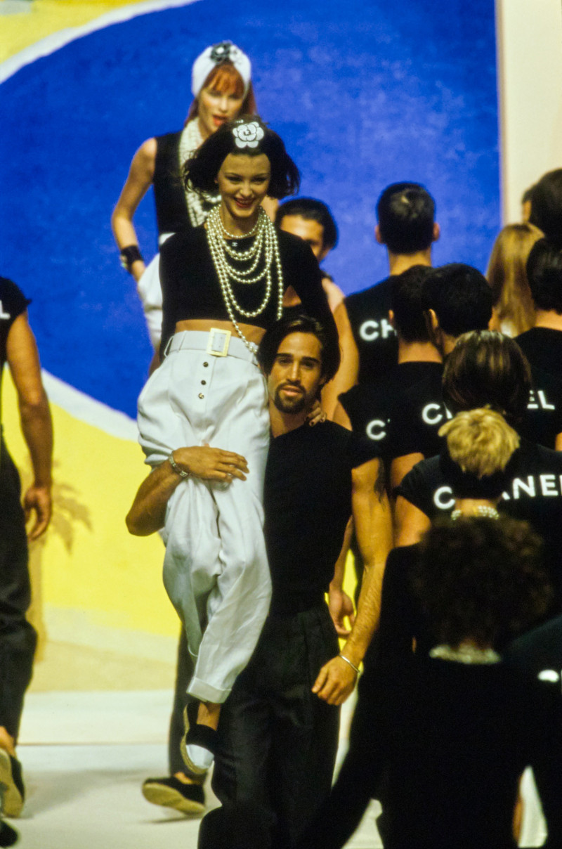 Trish Goff featured in  the Chanel fashion show for Spring/Summer 1995