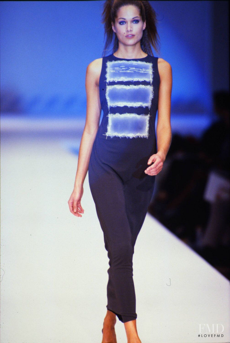 Rosemarie Wetzel featured in  the Les Copains fashion show for Spring/Summer 1997