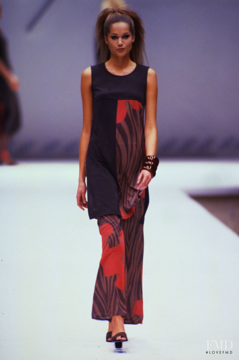 Rosemarie Wetzel featured in  the Les Copains fashion show for Spring/Summer 1997