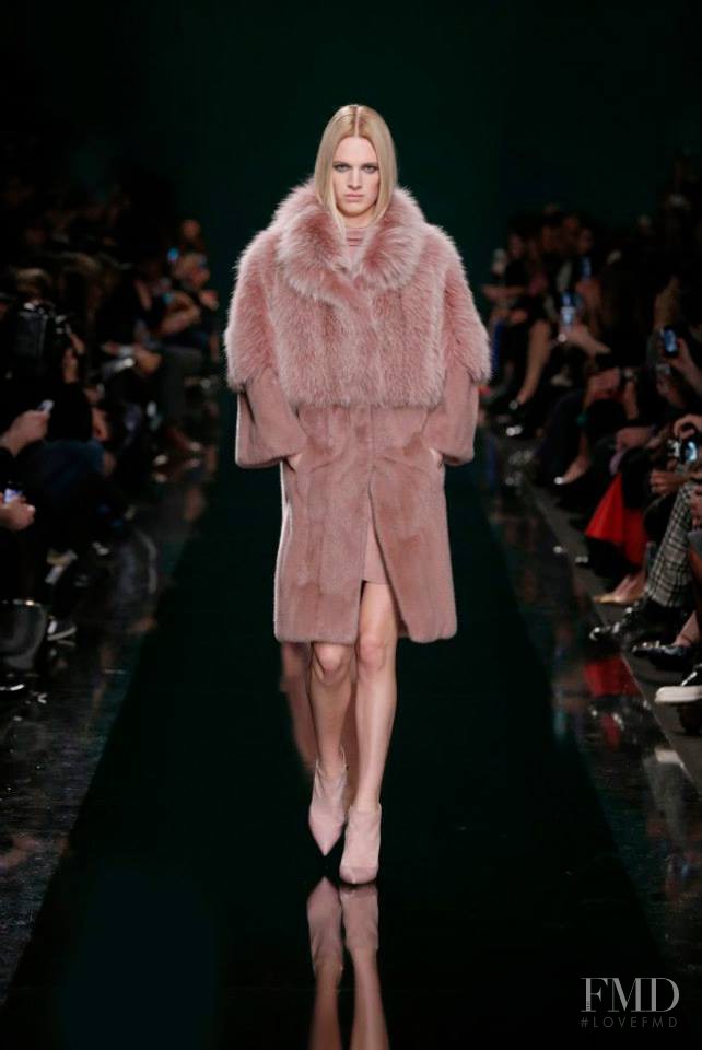 Ashleigh Good featured in  the Elie Saab fashion show for Autumn/Winter 2014