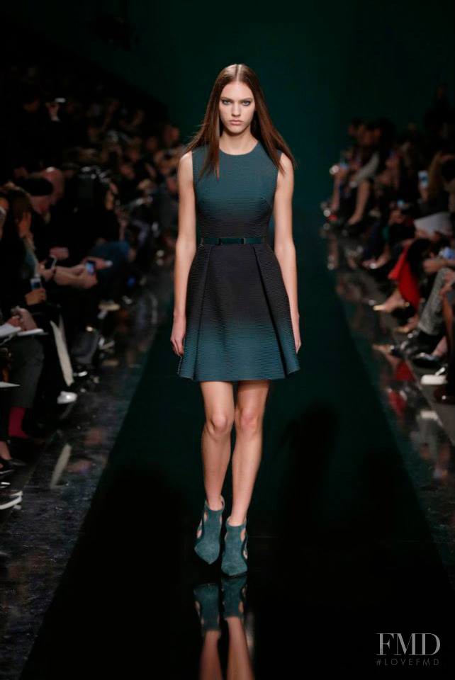 Maggie Jablonski featured in  the Elie Saab fashion show for Autumn/Winter 2014