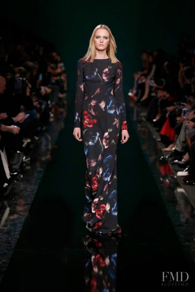 Daria Strokous featured in  the Elie Saab fashion show for Autumn/Winter 2014