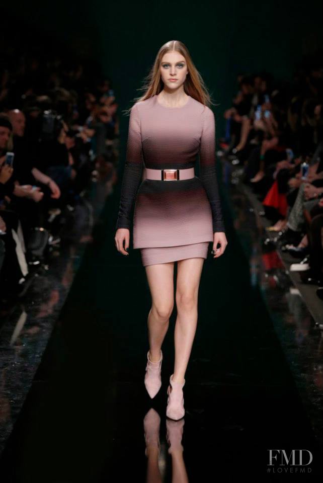 Hedvig Palm featured in  the Elie Saab fashion show for Autumn/Winter 2014