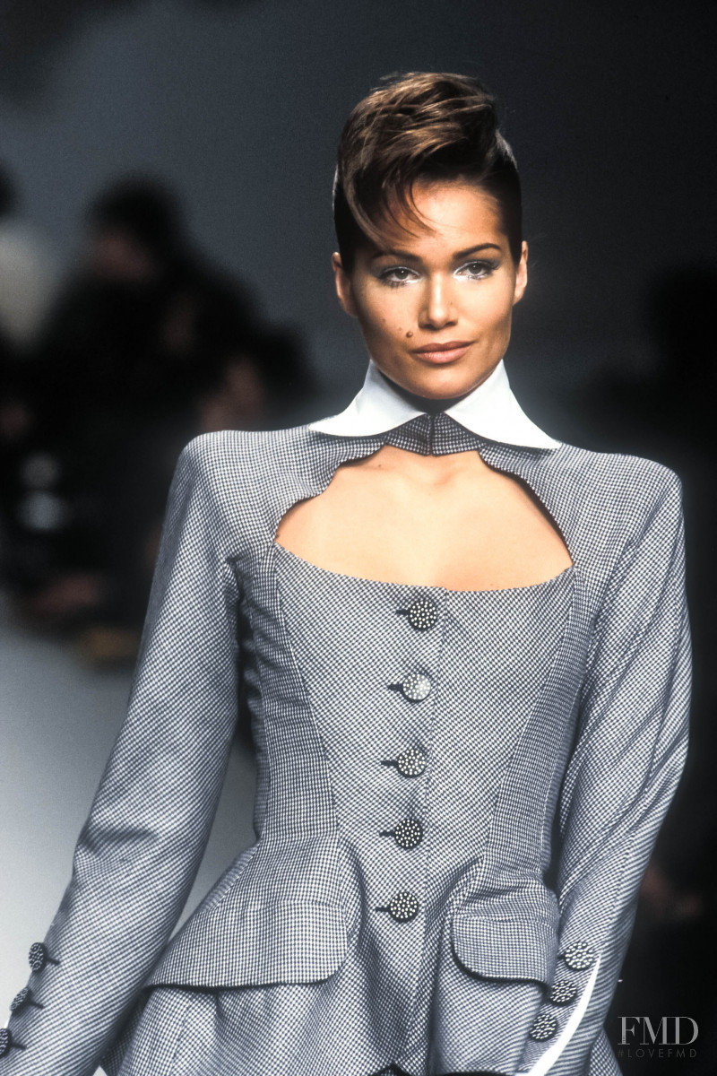 Rosemarie Wetzel featured in  the Jean-Louis Scherrer fashion show for Spring/Summer 1996