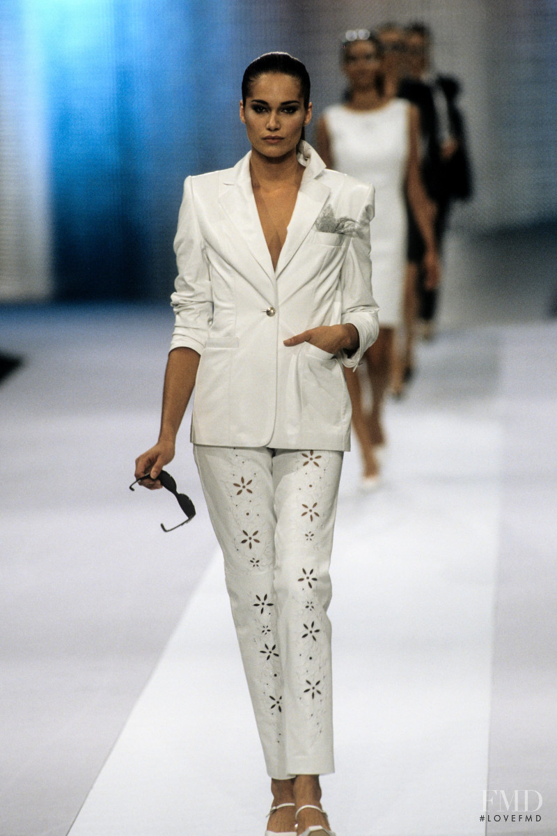 Rosemarie Wetzel featured in  the Escada fashion show for Spring/Summer 1999
