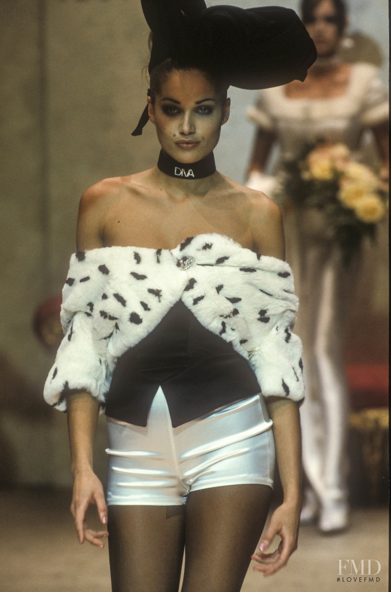 Rosemarie Wetzel featured in  the Anna Molinari fashion show for Autumn/Winter 1995