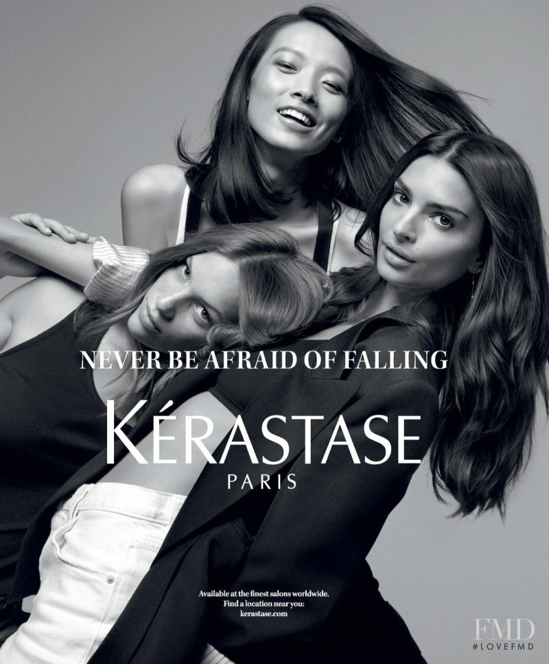 Emily Ratajkowski featured in  the Kerastase advertisement for Spring/Summer 2020