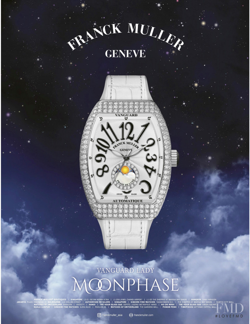 Franck Muller advertisement for Spring/Summer 2020