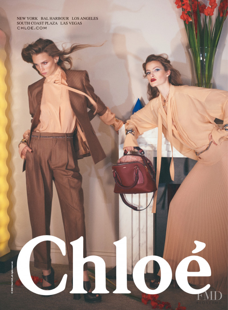 Felice Noordhoff featured in  the Chloe advertisement for Spring/Summer 2020