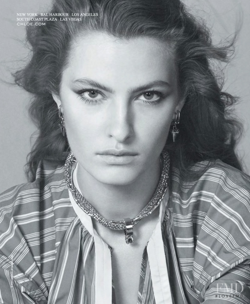 Felice Noordhoff featured in  the Chloe advertisement for Spring/Summer 2020