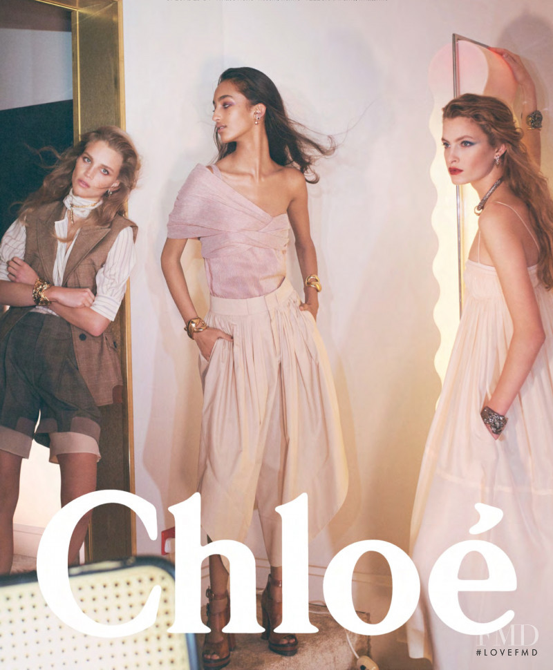 Felice Noordhoff featured in  the Chloe advertisement for Spring/Summer 2020