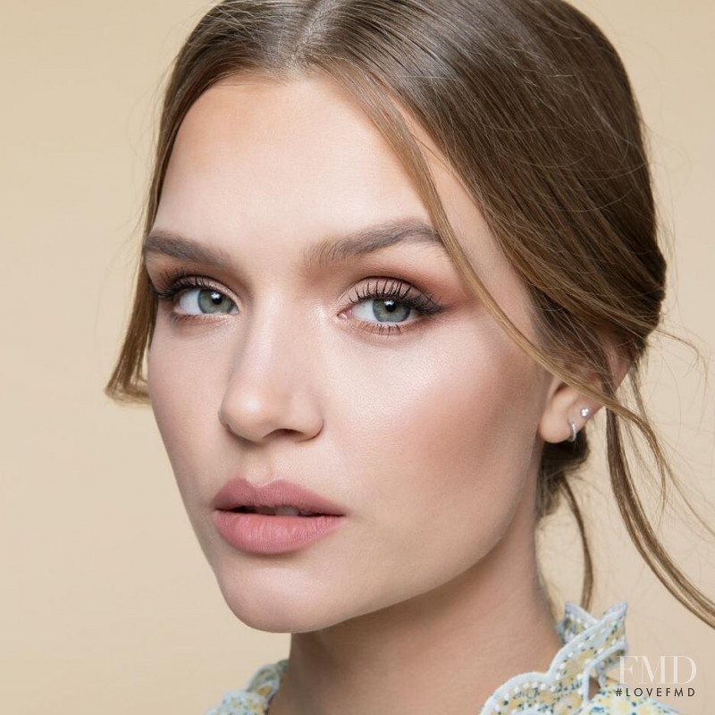 Josephine Skriver featured in  the Maybelline advertisement for Spring/Summer 2020