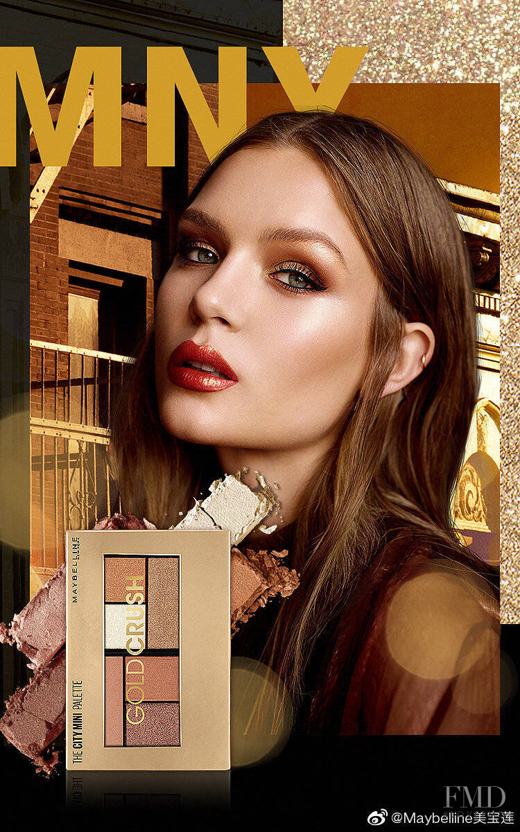 Josephine Skriver featured in  the Maybelline advertisement for Spring/Summer 2020