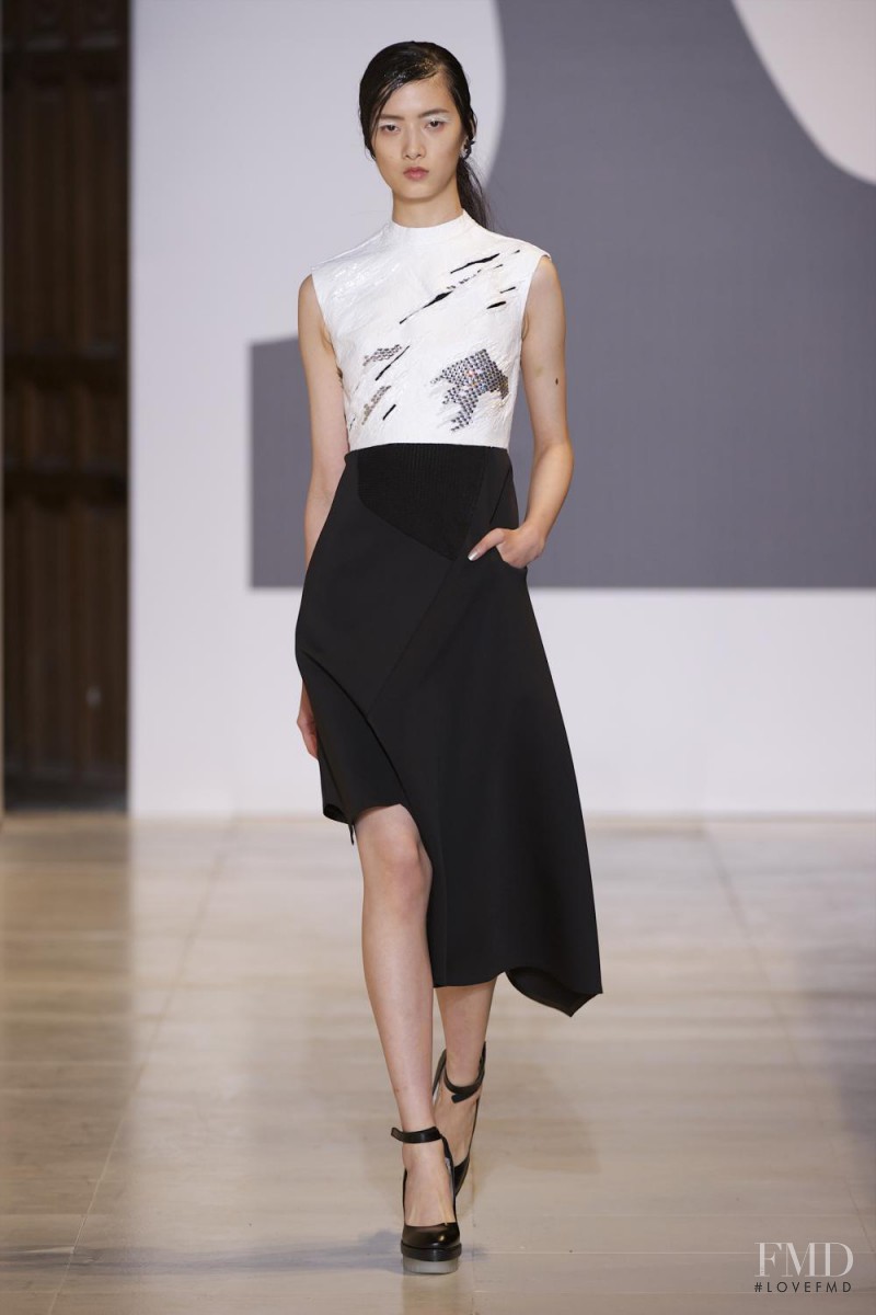 Cici Xiang Yejing featured in  the Masha Ma fashion show for Spring/Summer 2014