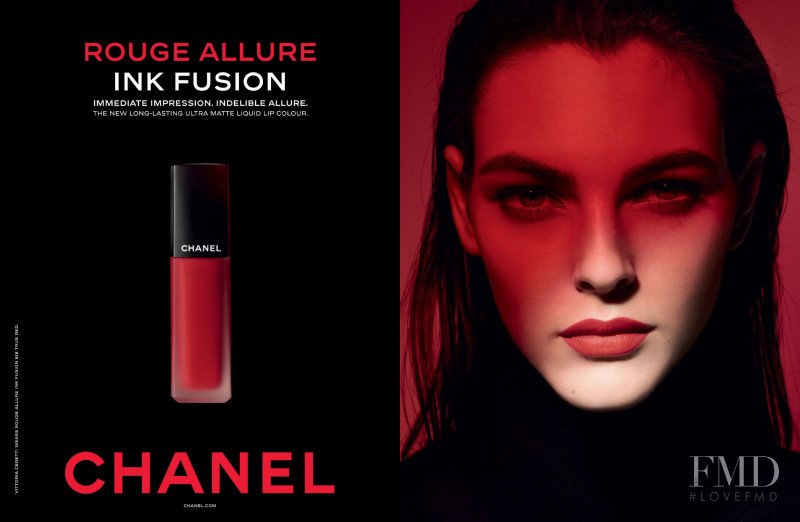 Vittoria Ceretti featured in  the Chanel Beauty advertisement for Spring/Summer 2020