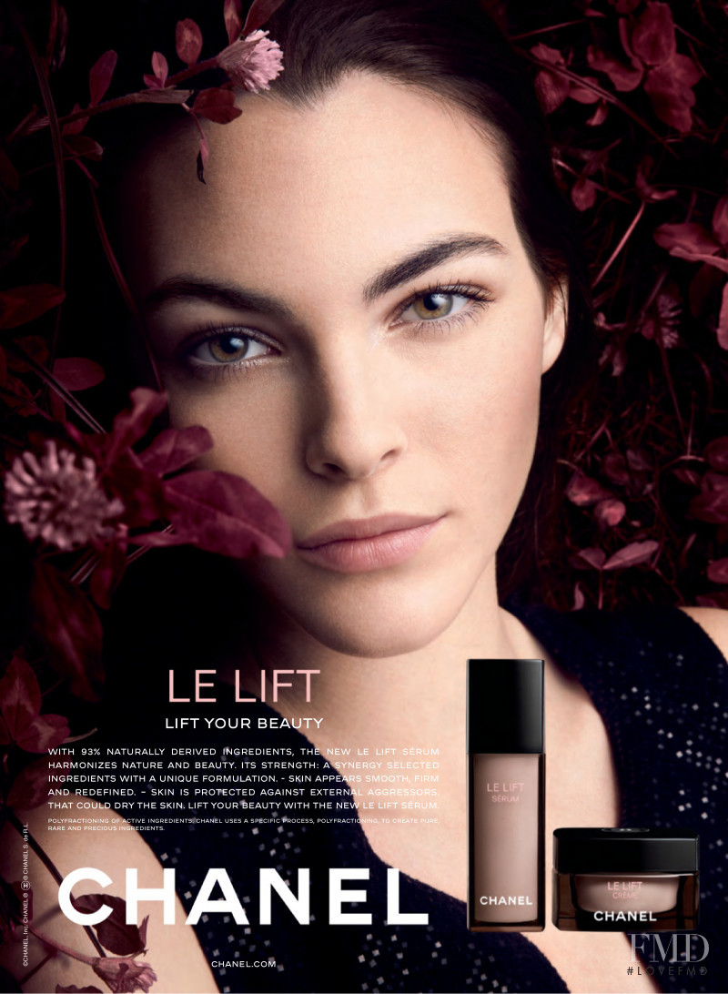 Vittoria Ceretti featured in  the Chanel Beauty advertisement for Spring/Summer 2020