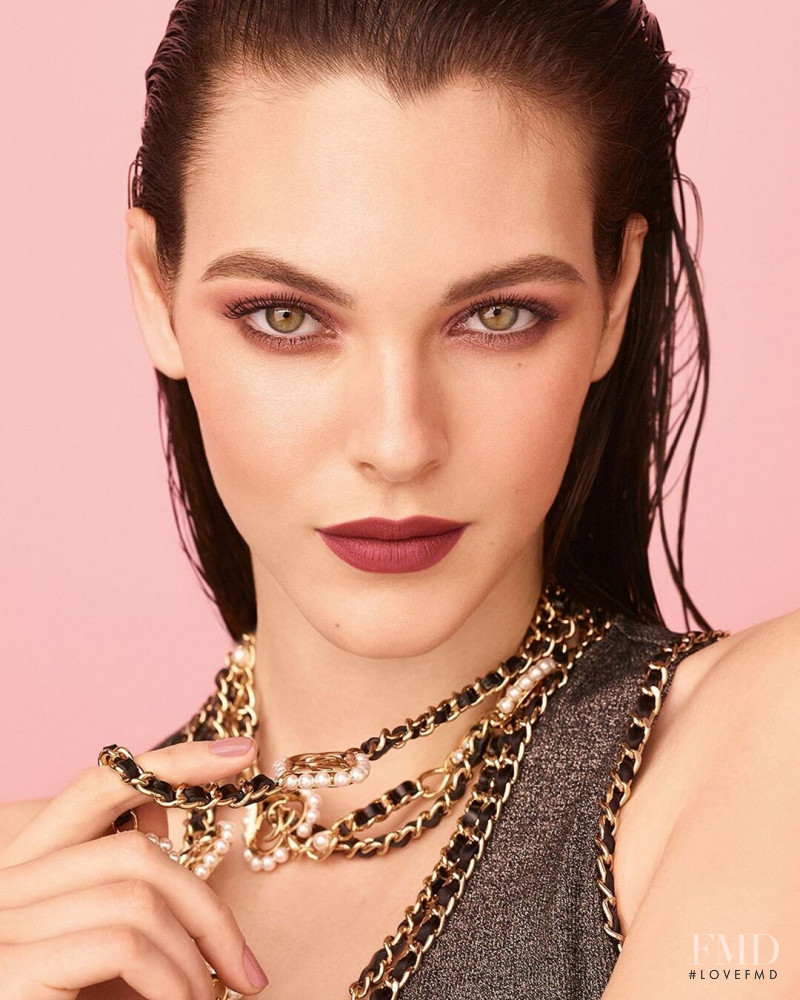 Vittoria Ceretti featured in  the Chanel Beauty advertisement for Spring/Summer 2020