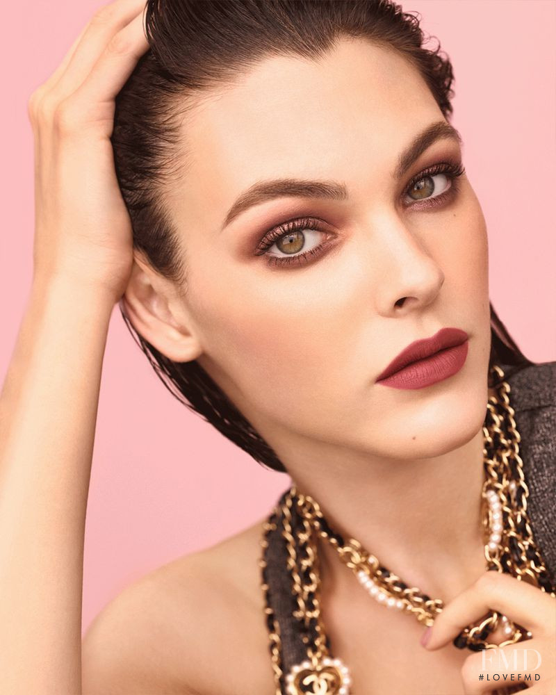 Vittoria Ceretti featured in  the Chanel Beauty advertisement for Spring/Summer 2020