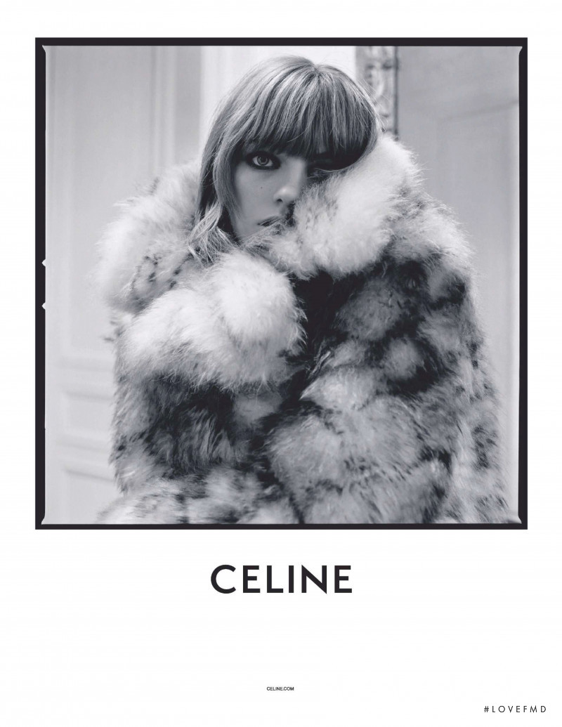 Fran Summers featured in  the Celine advertisement for Spring/Summer 2020