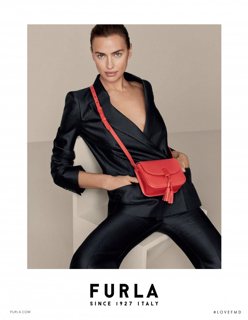 Irina Shayk featured in  the Furla advertisement for Spring/Summer 2020