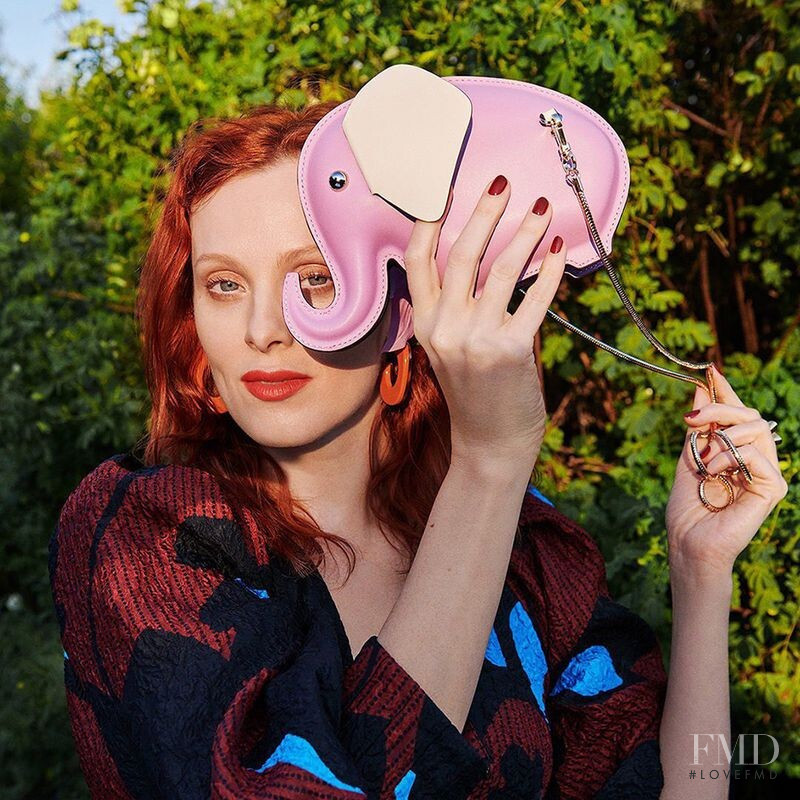 Karen Elson featured in  the Kate Spade New York advertisement for Spring/Summer 2020