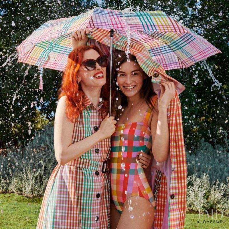 Grace Elizabeth featured in  the Kate Spade New York advertisement for Spring/Summer 2020
