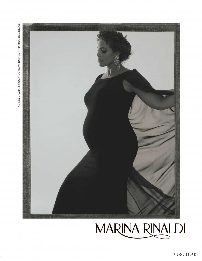 Ashley Graham featured in  the Marina Rinaldi advertisement for Spring/Summer 2020