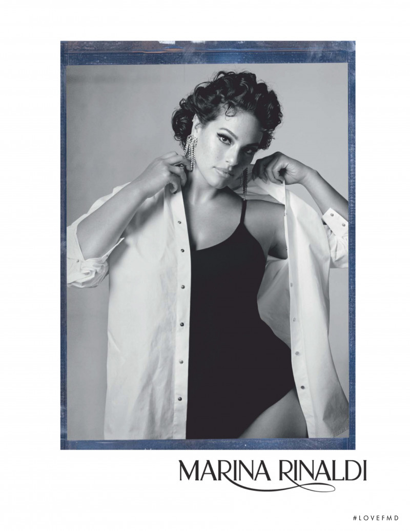 Ashley Graham featured in  the Marina Rinaldi advertisement for Spring/Summer 2020