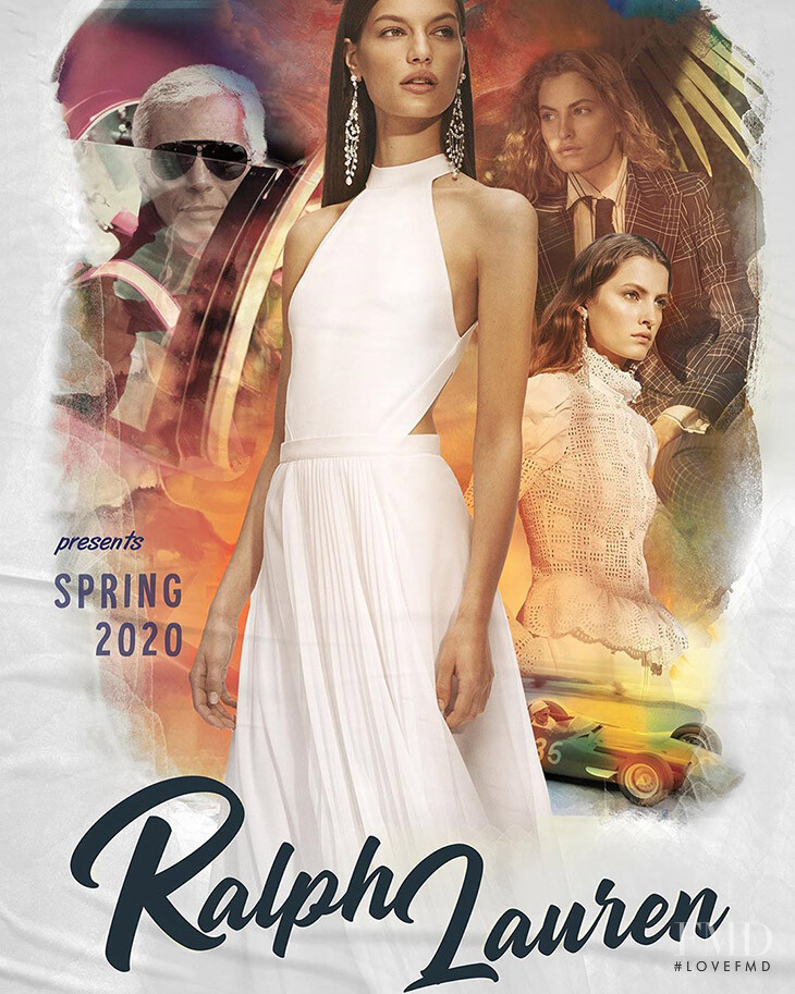 Felice Noordhoff featured in  the Ralph Lauren advertisement for Spring/Summer 2020