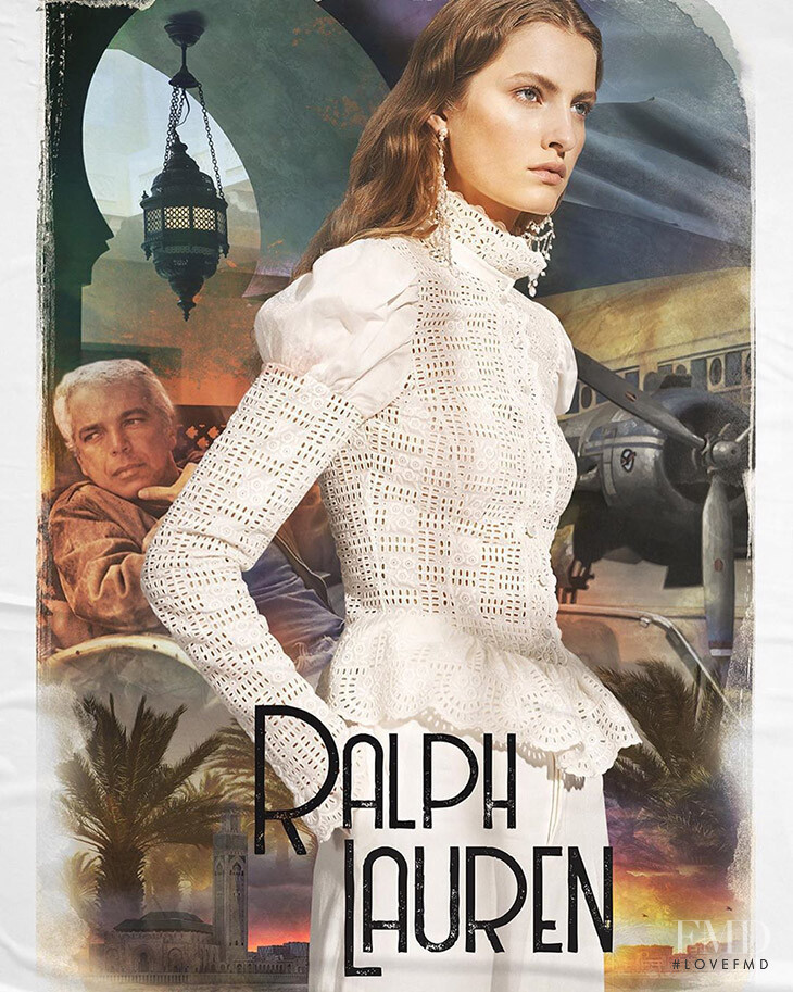 Felice Noordhoff featured in  the Ralph Lauren advertisement for Spring/Summer 2020