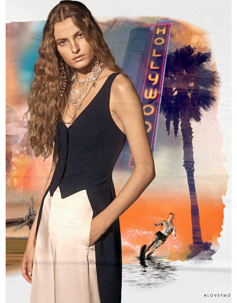 Felice Noordhoff featured in  the Ralph Lauren advertisement for Spring/Summer 2020