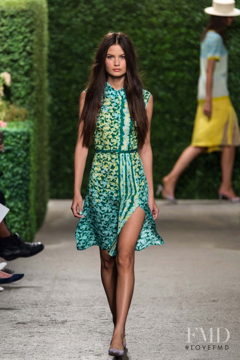 Monika McCarrick featured in  the Misha Nonoo fashion show for Spring/Summer 2014