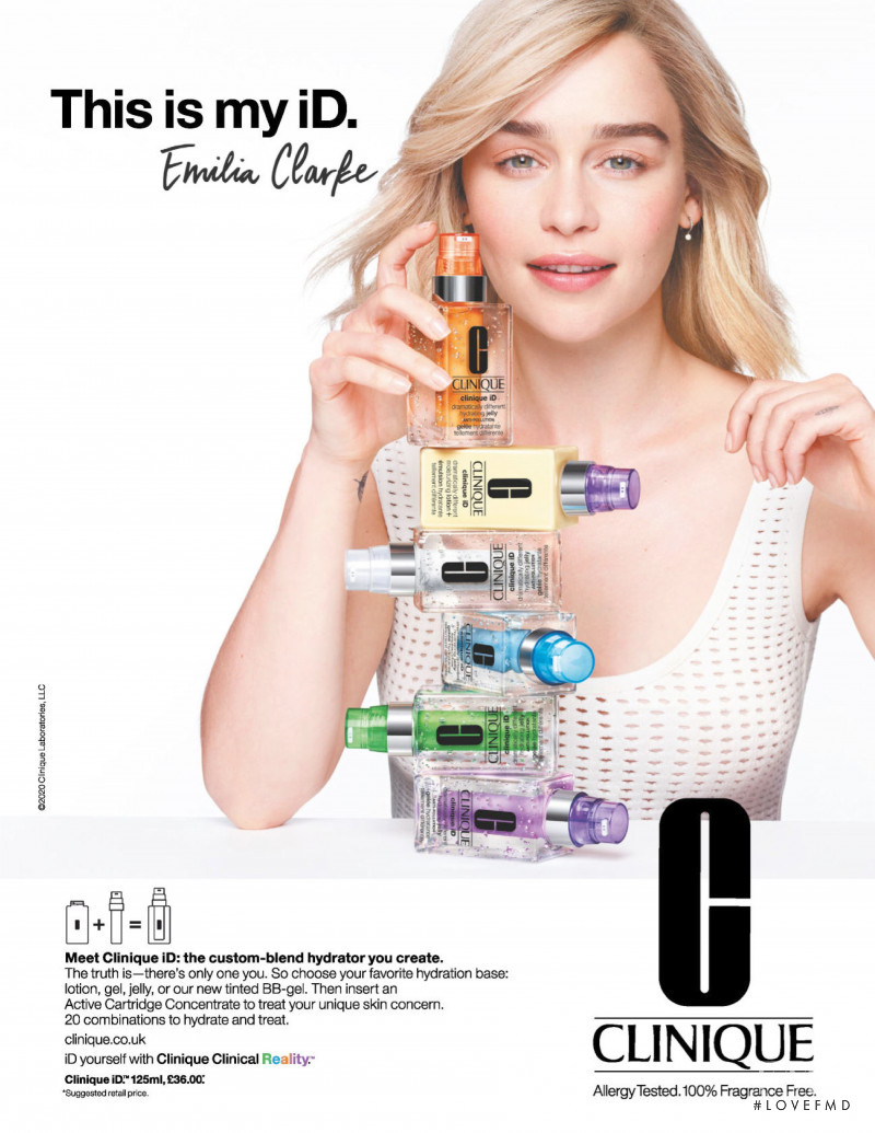 Clinique advertisement for Spring/Summer 2020