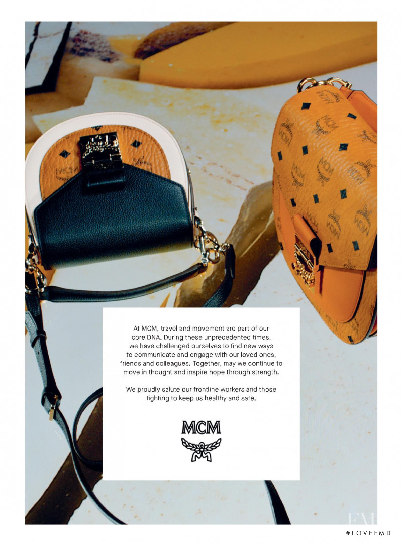 MCM advertisement for Spring/Summer 2020