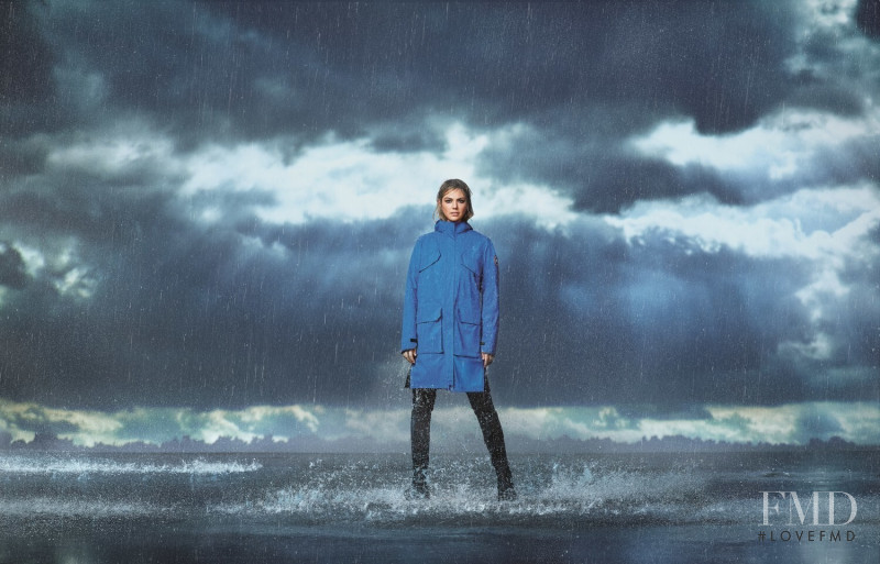 Kate Upton featured in  the Canada Goose advertisement for Spring/Summer 2020