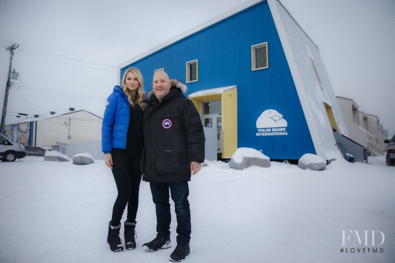 Kate Upton featured in  the Canada Goose advertisement for Spring/Summer 2020