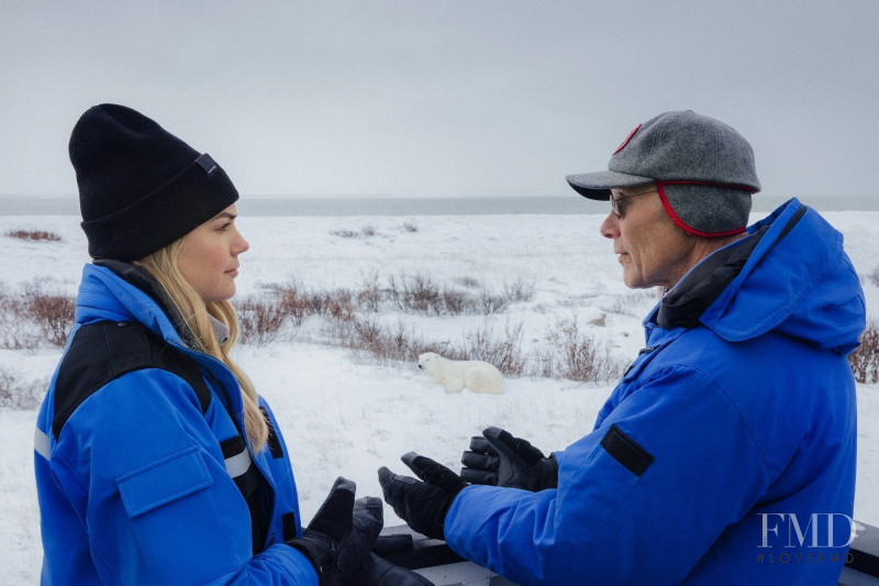 Kate Upton featured in  the Canada Goose advertisement for Spring/Summer 2020