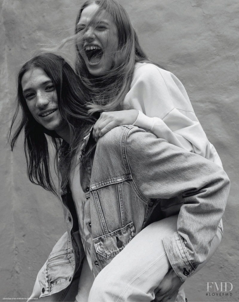 Julia Banas featured in  the Levi’s advertisement for Spring/Summer 2020