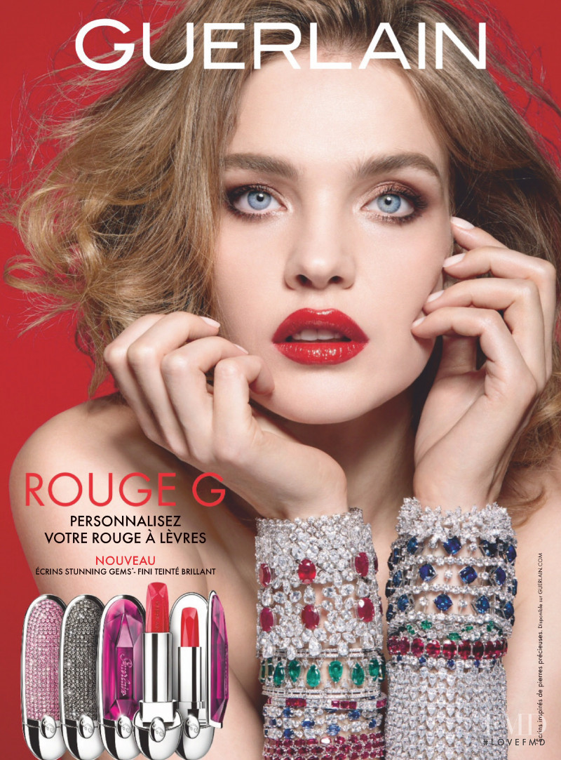 Natalia Vodianova featured in  the Guerlain advertisement for Spring/Summer 2020