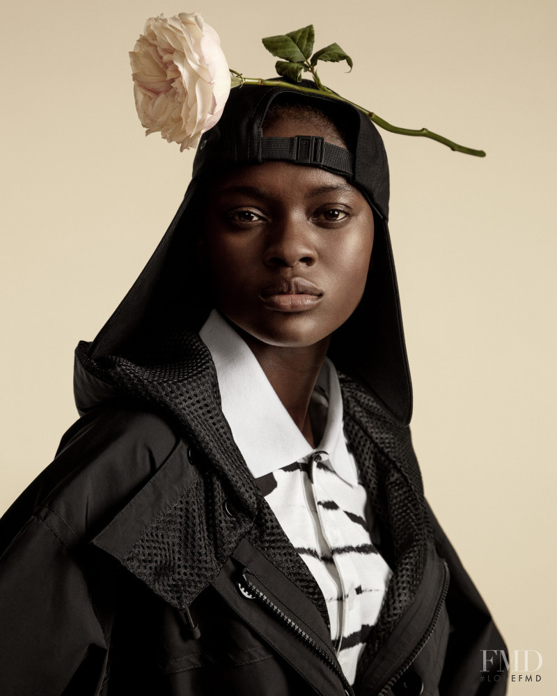 Oluwatosin Olajire featured in  the Burberry advertisement for Spring/Summer 2020