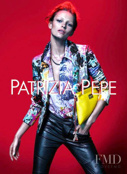 Edita Vilkeviciute featured in  the Patrizia Pepe advertisement for Spring/Summer 2013